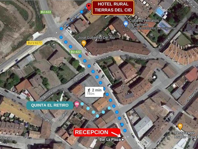 Hotel Rural Tierras Del Cid Quintanaduenas ภายนอก รูปภาพ